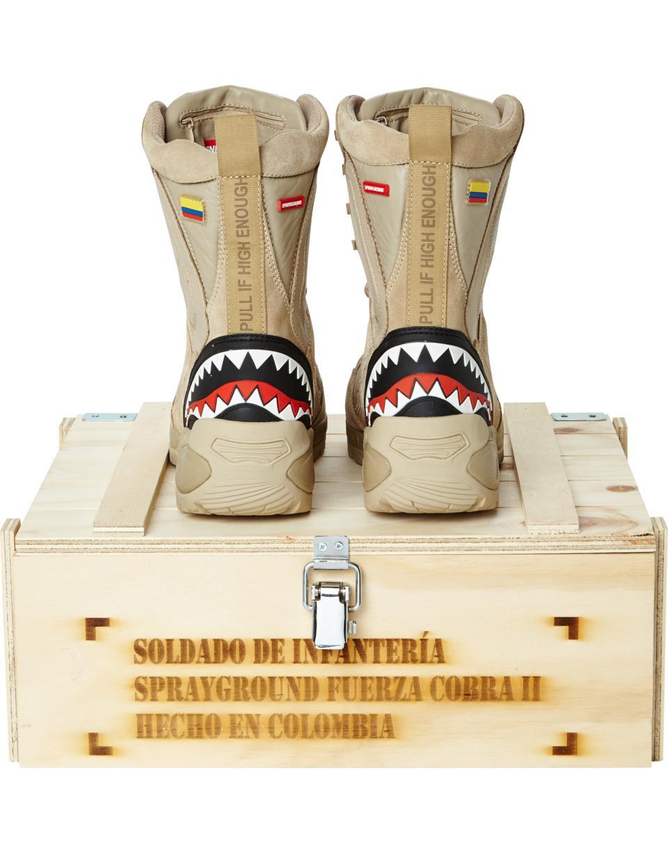 SPRAYGROUND Fuerza Cobra Combat Boots — product image 1