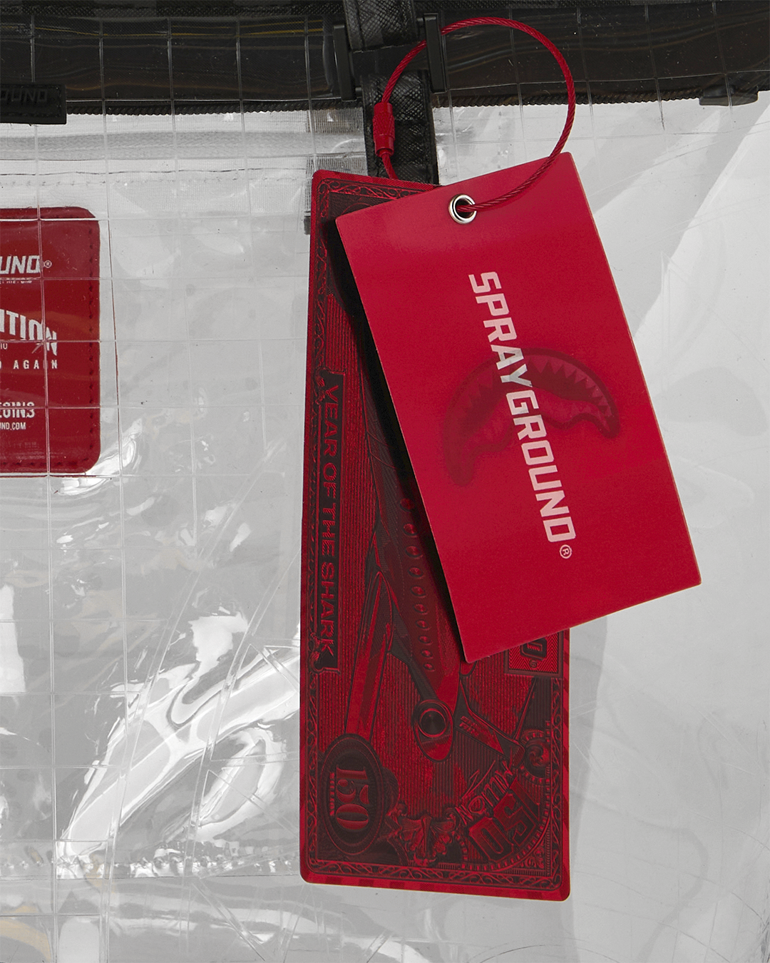 SPRAYGROUND Fully Clear Sharks In Paris Tote — product image 10