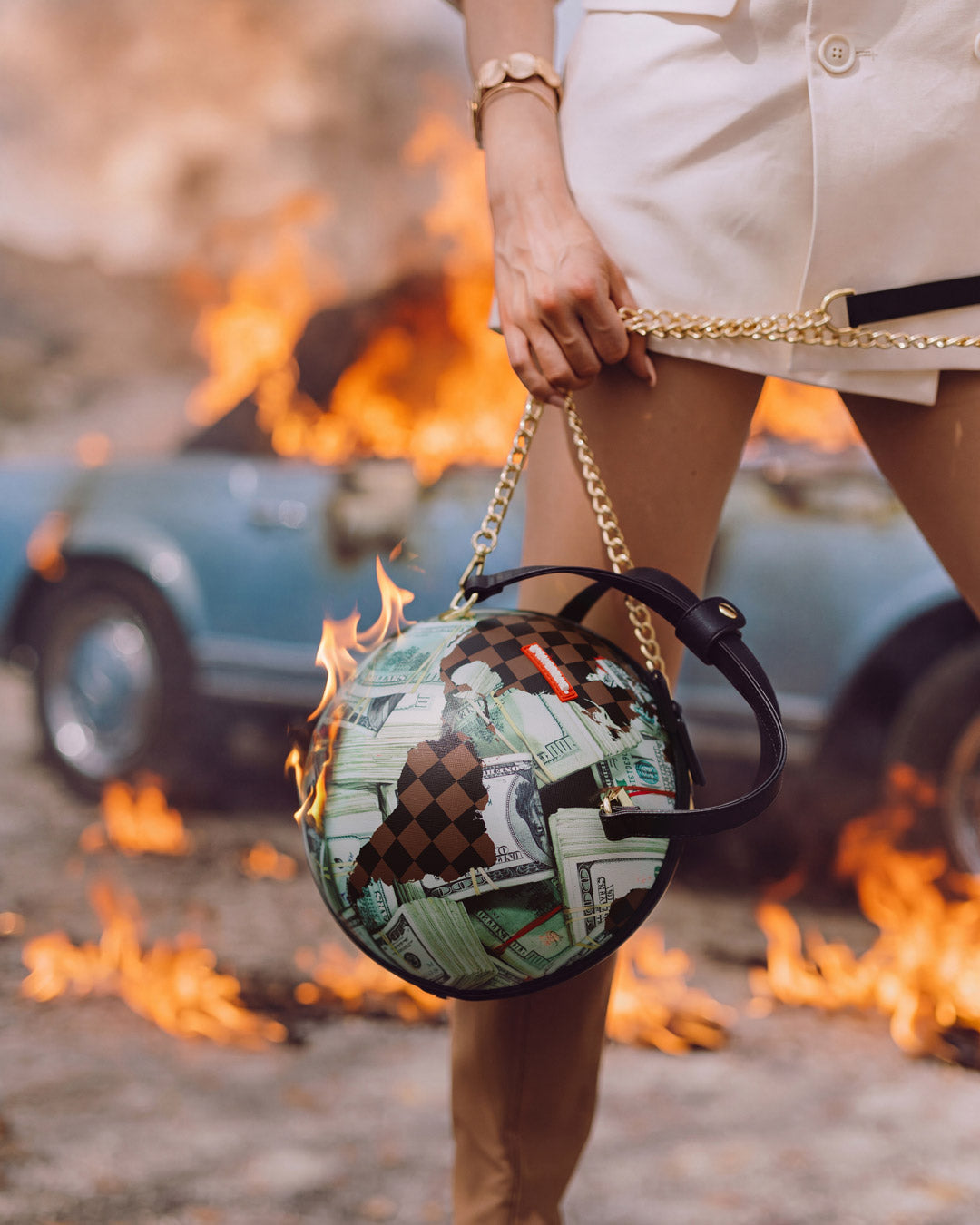 SPRAYGROUND Fully Loaded Globe Handbag — product image 4