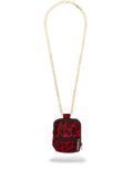 SPRAYGROUND Fur Red Leopard Backpack Chain — product image 1