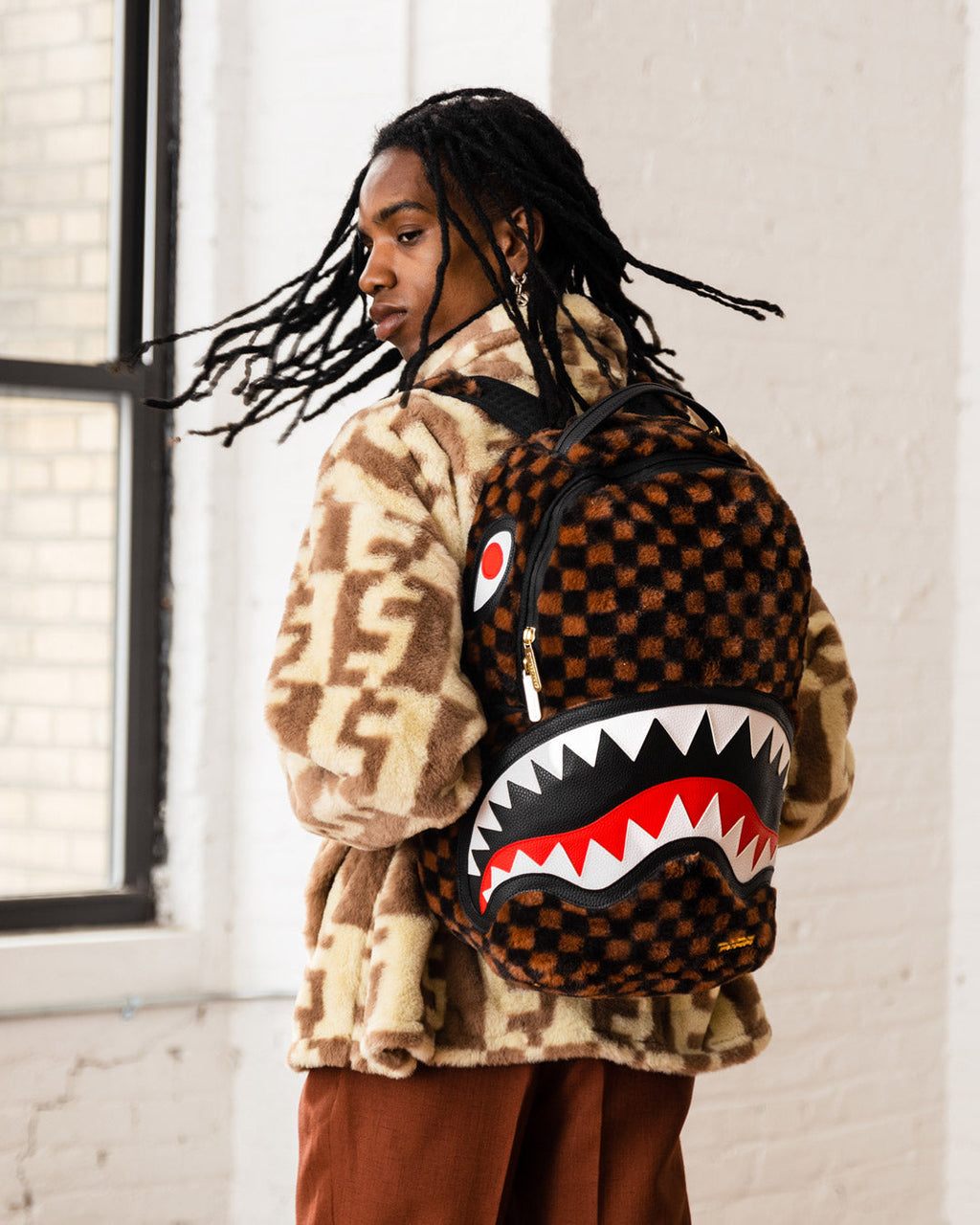 SPRAYGROUND Furrr Sharks In Paris Backpack (DLXV) — product image 2