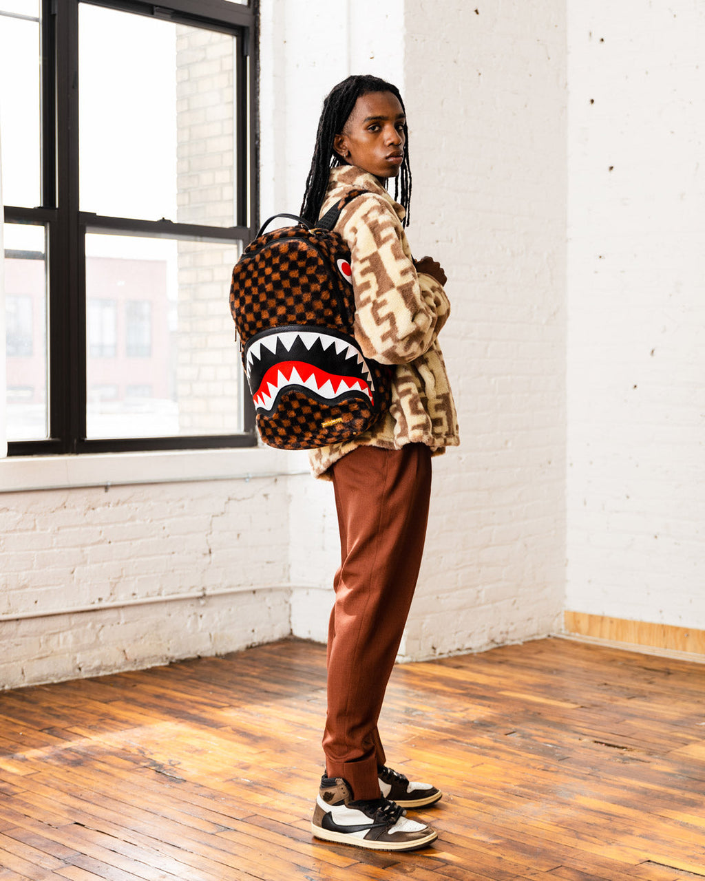 SPRAYGROUND Furrr Sharks In Paris Backpack (DLXV) — product image 4