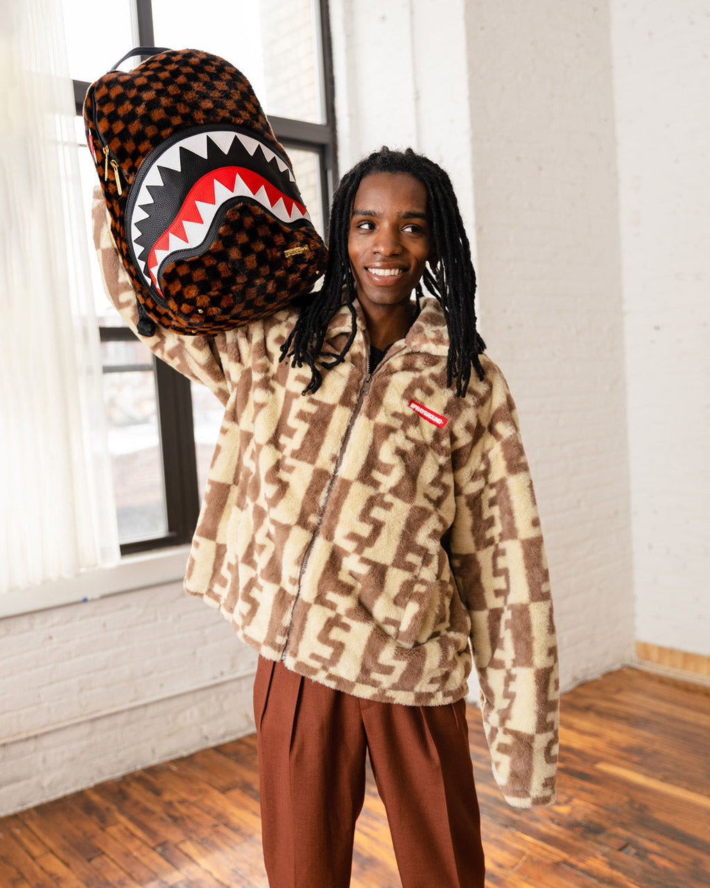 SPRAYGROUND Furrr Sharks In Paris Backpack (DLXV) — product image 6