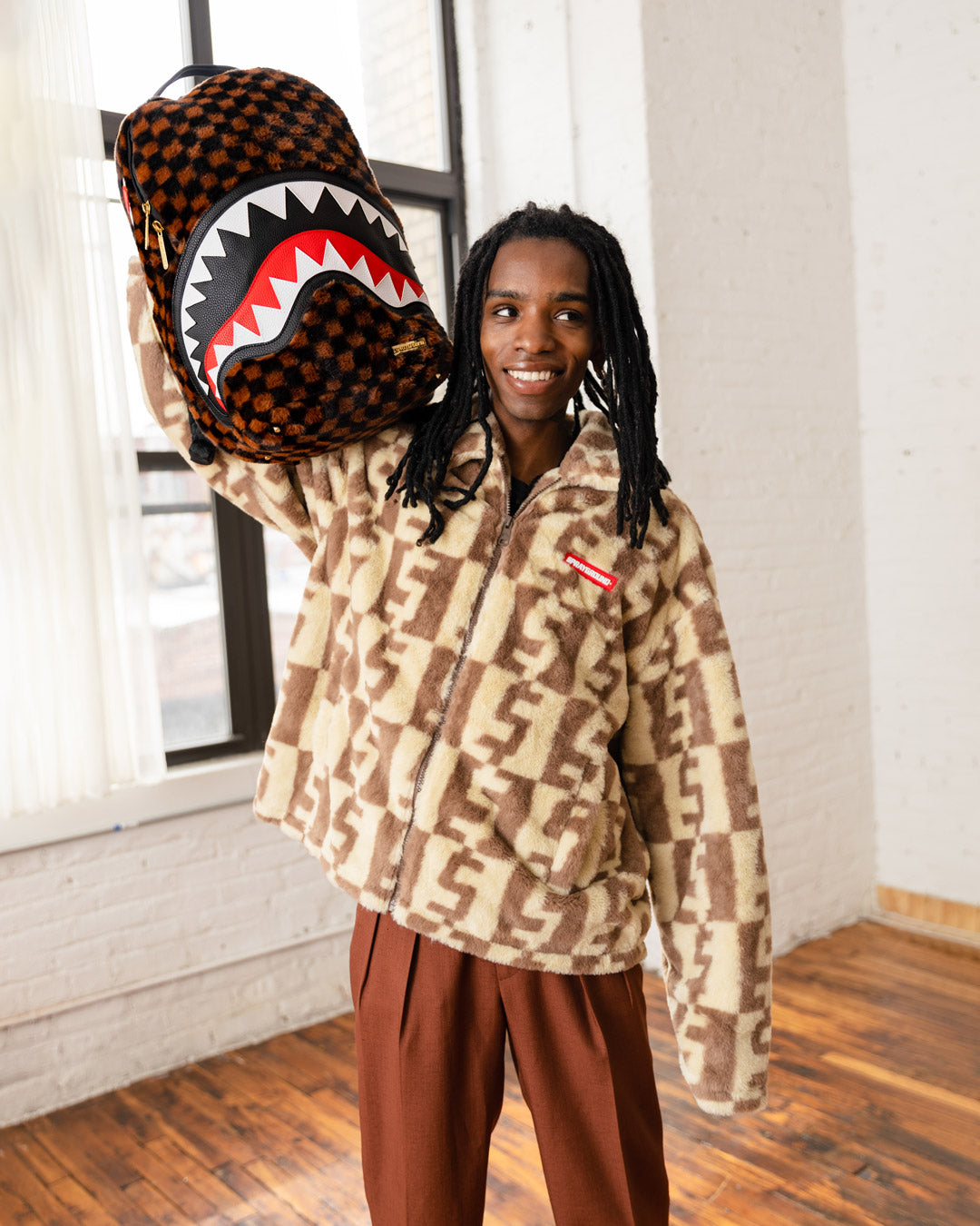 SPRAYGROUND Furrr Sharks In Paris Backpack (DLXV) — product image 6