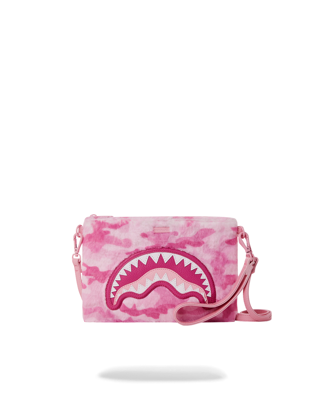 SPRAYGROUND Furrrocious In Pink Crossover Clutch — product image 1