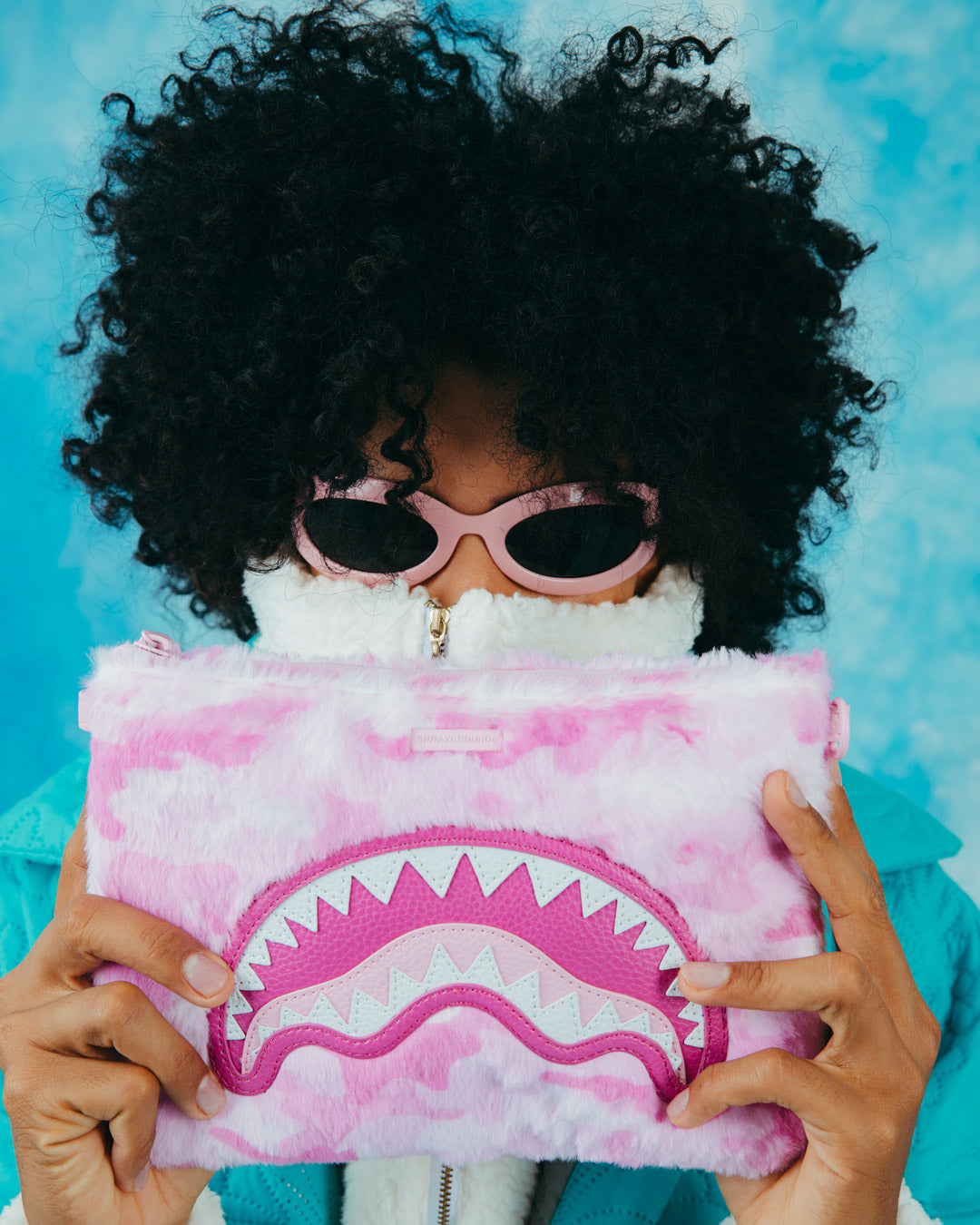 SPRAYGROUND Furrrocious In Pink Crossover Clutch — product image 8