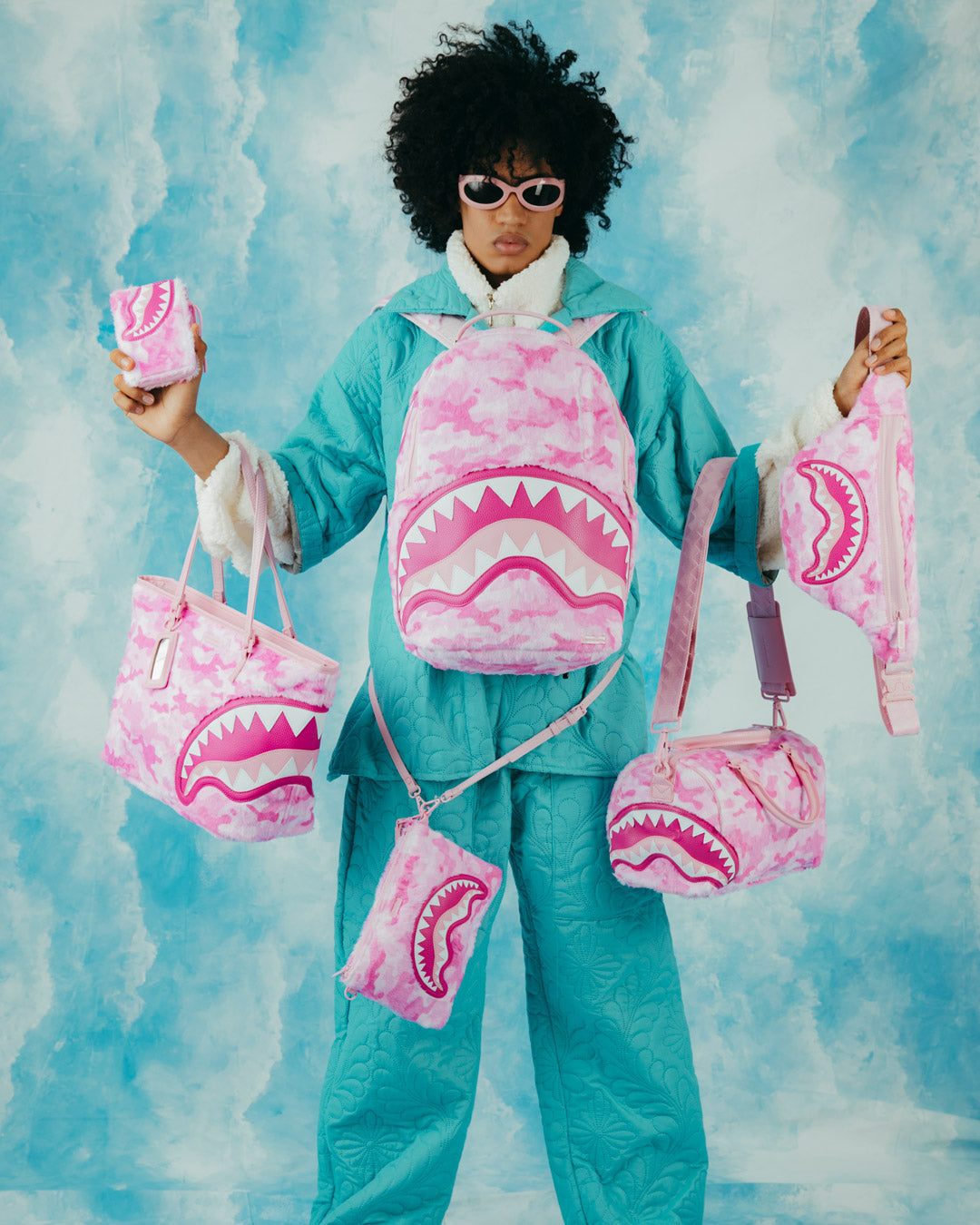 SPRAYGROUND Furrrocious In Pink Mini Duffle — product image 2