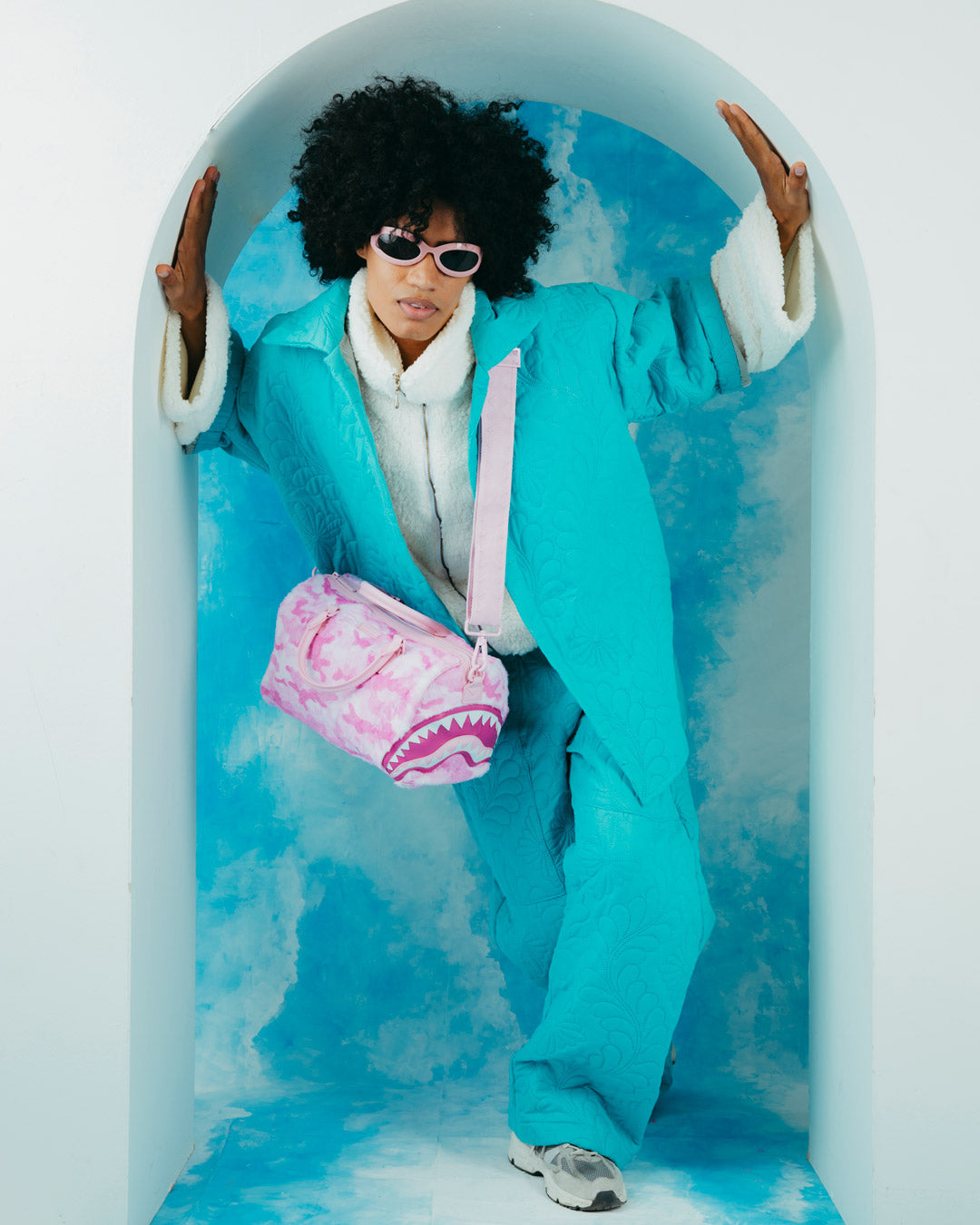 SPRAYGROUND Furrrocious In Pink Mini Duffle — product image 10