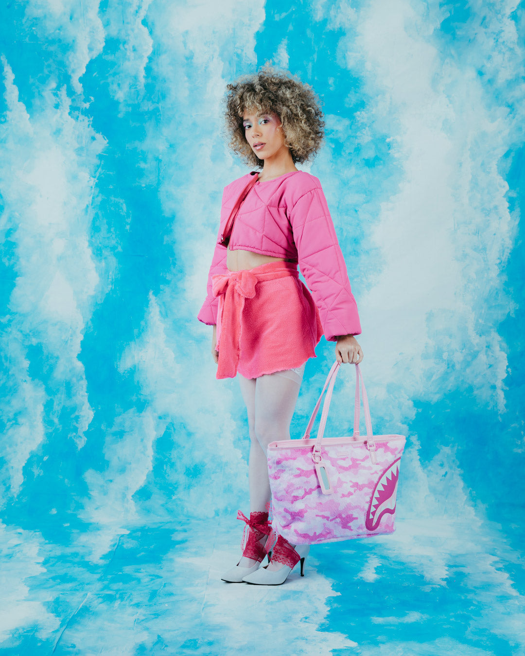 SPRAYGROUND Furrrocious In Pink Tote — product image 2