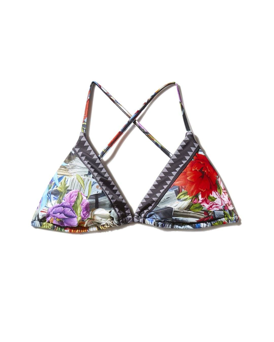 SPRAYGROUND Floral Money Bikini Top — product image 1