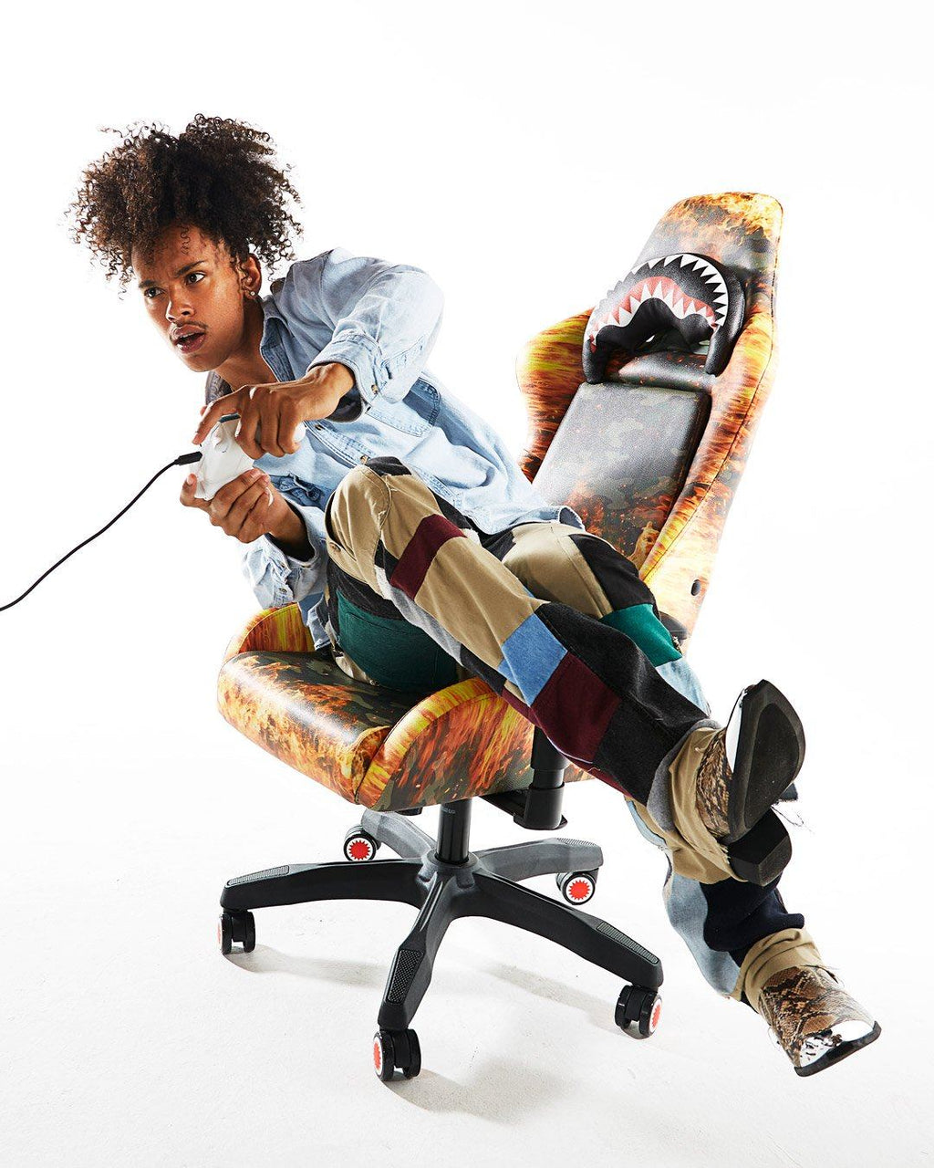 SPRAYGROUND Fire Camo Gaming Chair — product image 4
