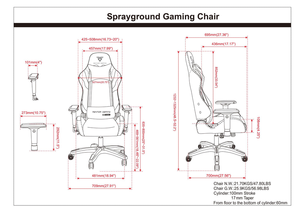 SPRAYGROUND Fire Camo Gaming Chair — product image 13