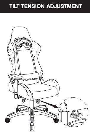 SPRAYGROUND Fire Camo Gaming Chair — product image 16