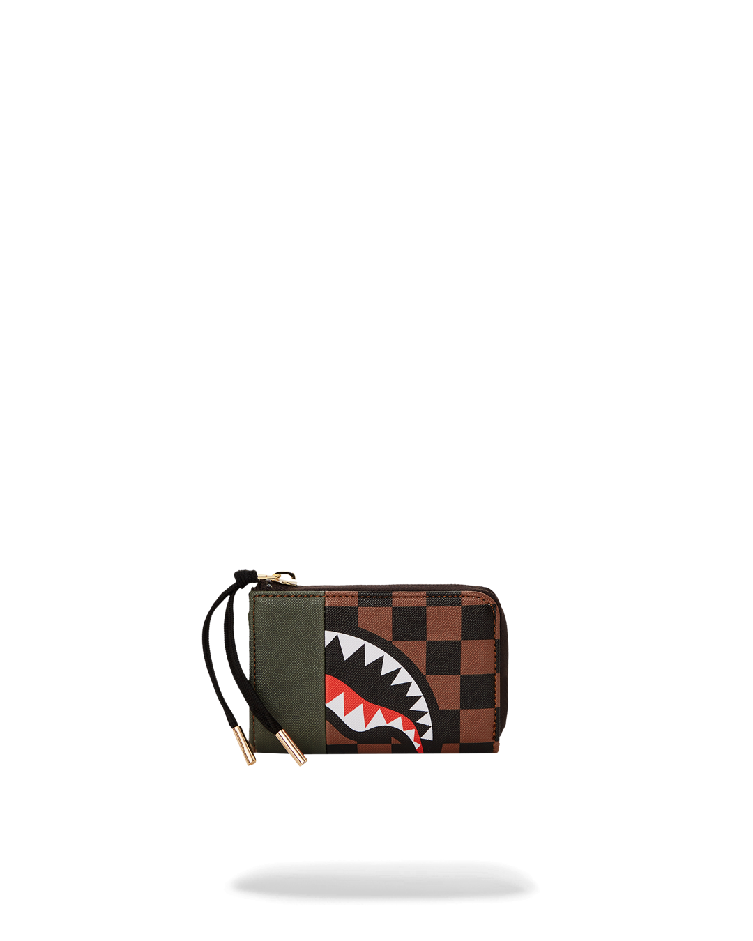 SPRAYGROUND Exterior Gold Zip Pocket Sharks In Paris Wallet — product image 3
