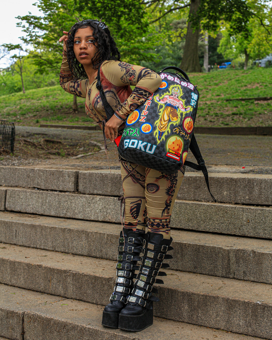 SPRAYGROUND Dragon Ball Z Neon Trip Backpack (DLXV) — product image 4