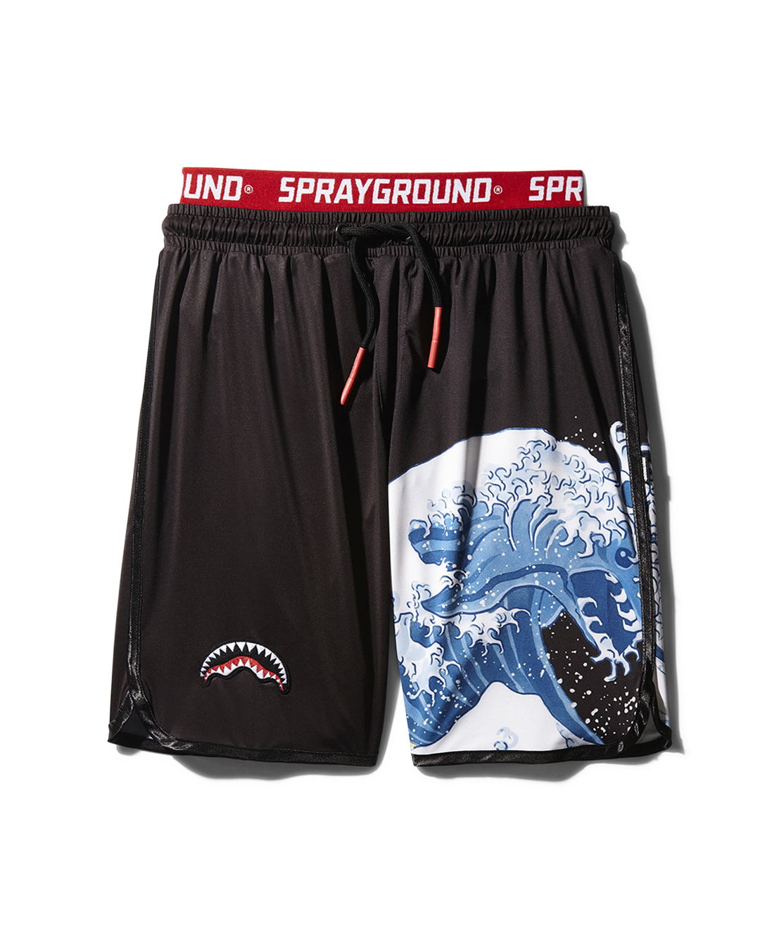 SPRAYGROUND Dragon Wave Corto Swim Trunks (Black) — product image 1