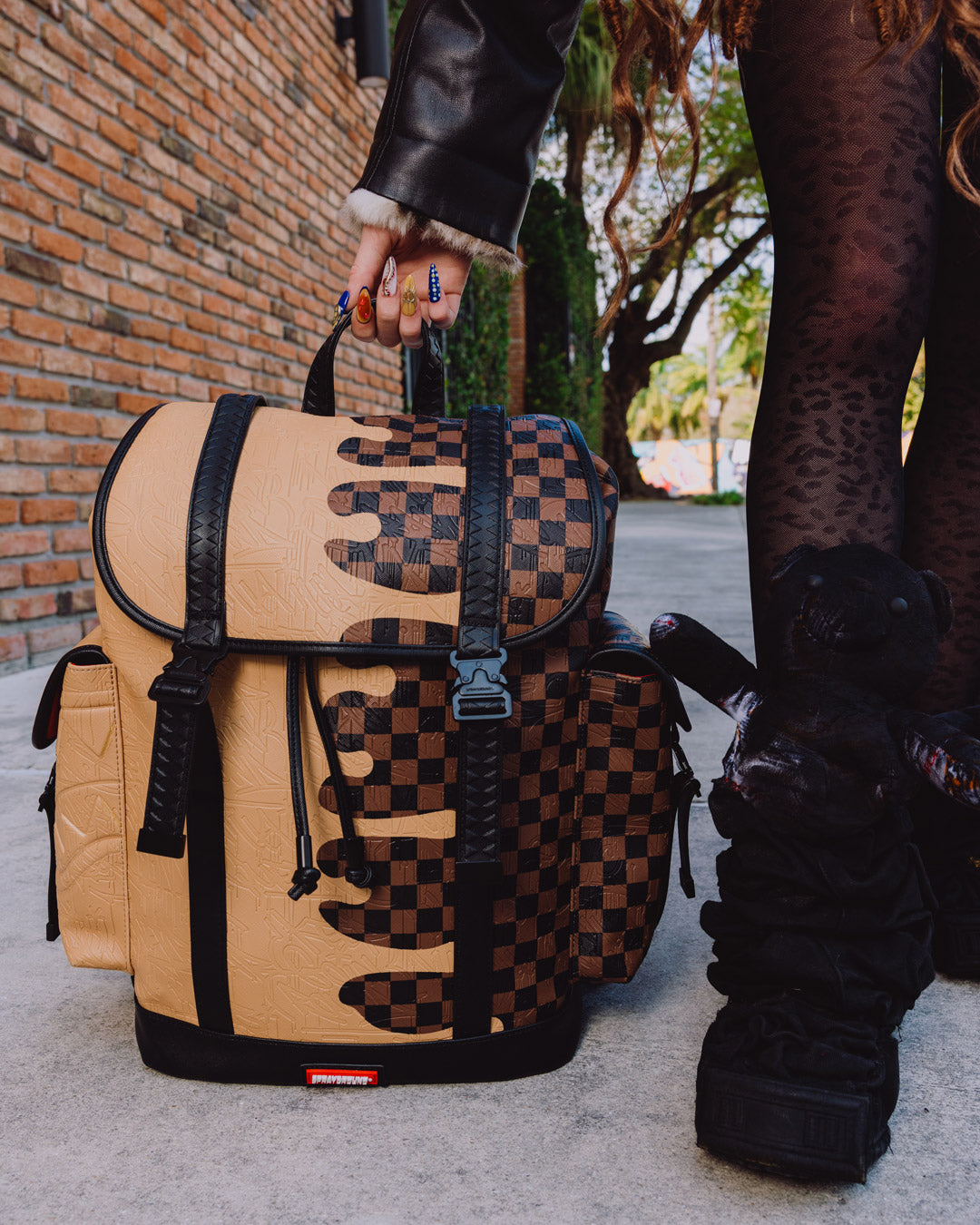 SPRAYGROUND Designer Drip Effect Monte Carlo Backpack — product image 2