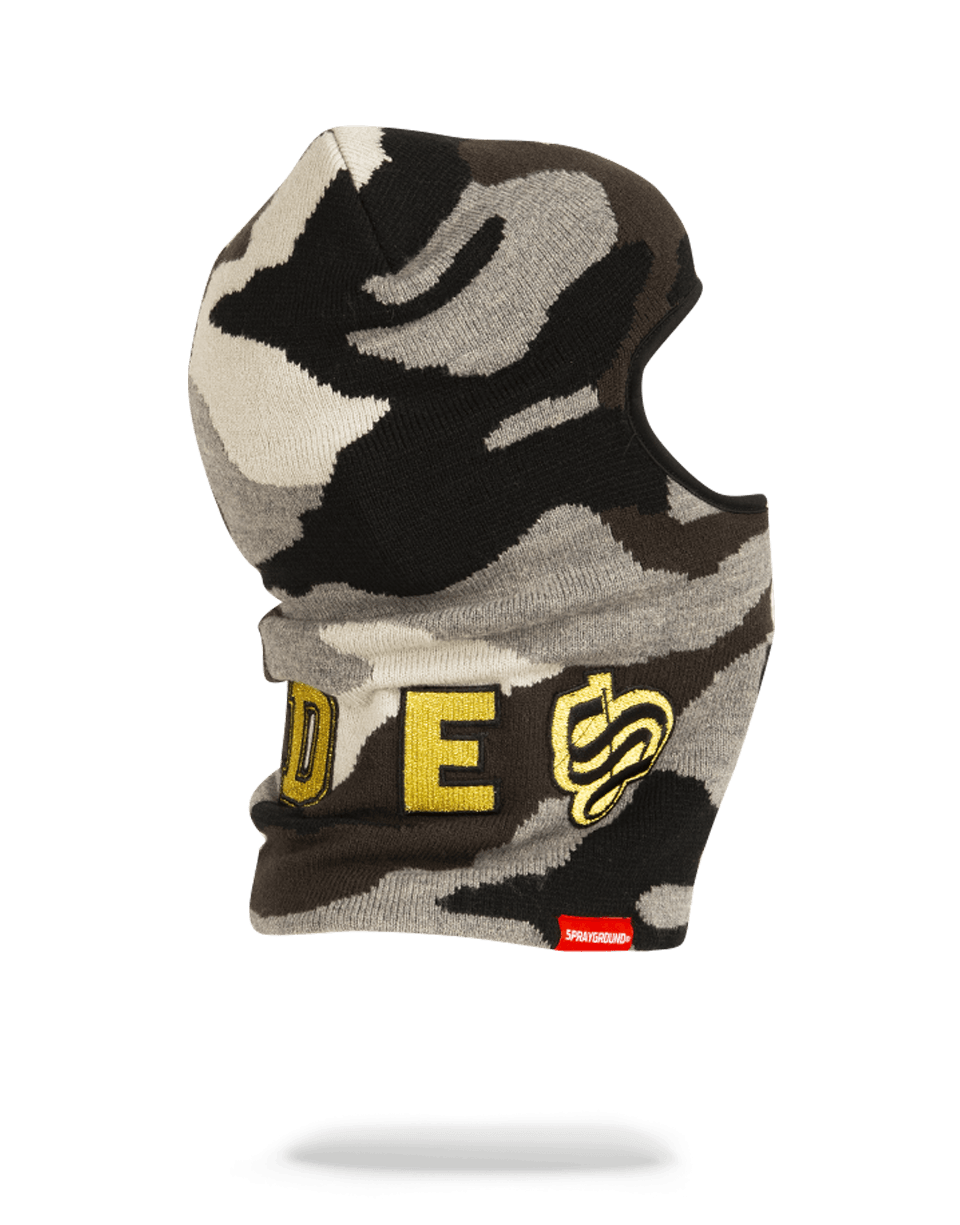 SPRAYGROUND Destroy Ski Mask (Gold Camo) — product image 3