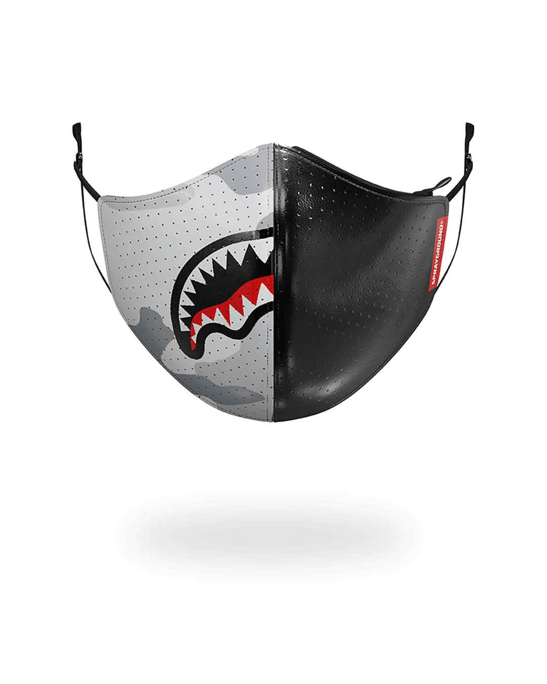SPRAYGROUND Damage Control Stash Pocket Vegan Leather Face Mask — product image 1