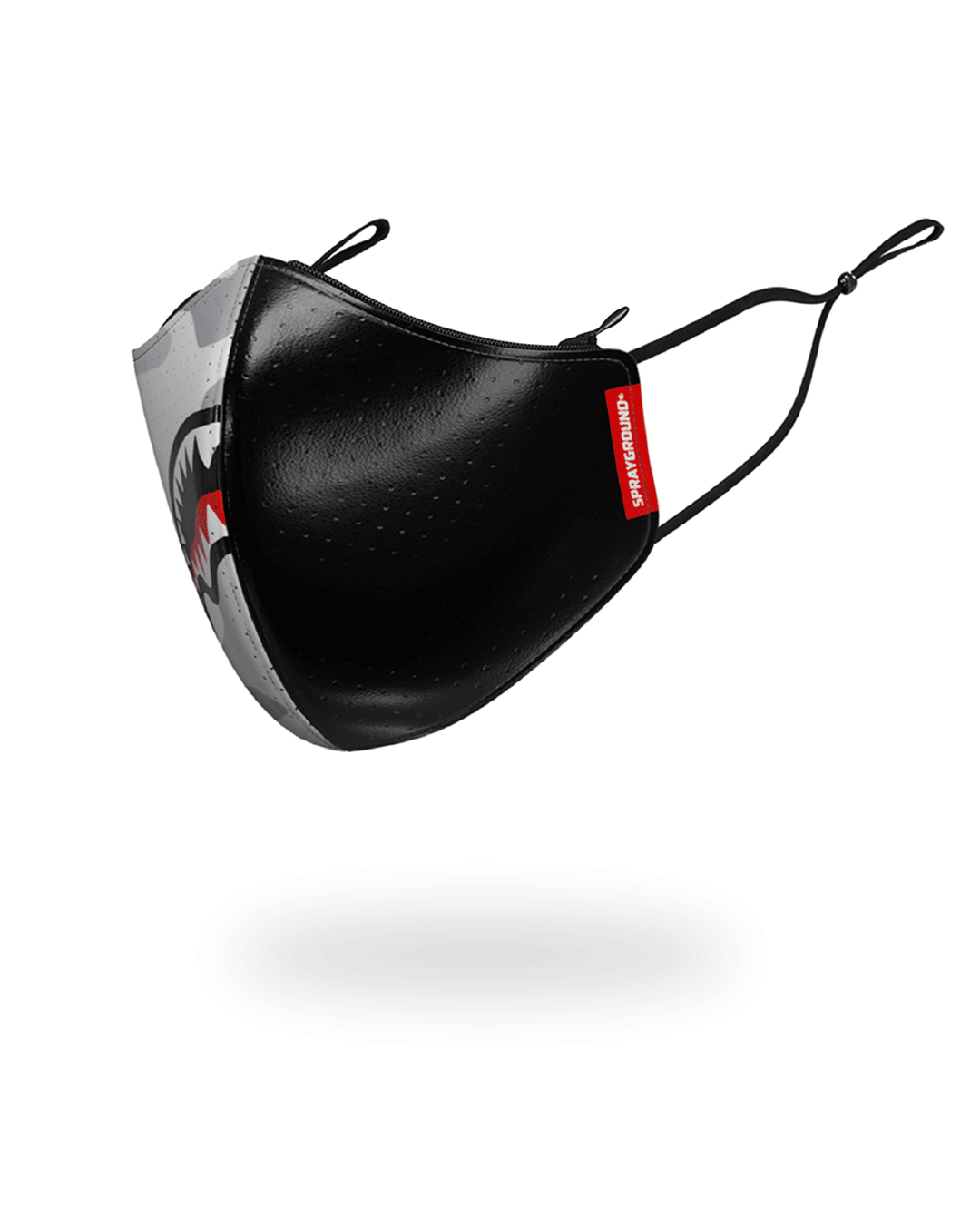 SPRAYGROUND Damage Control Stash Pocket Vegan Leather Face Mask — product image 3