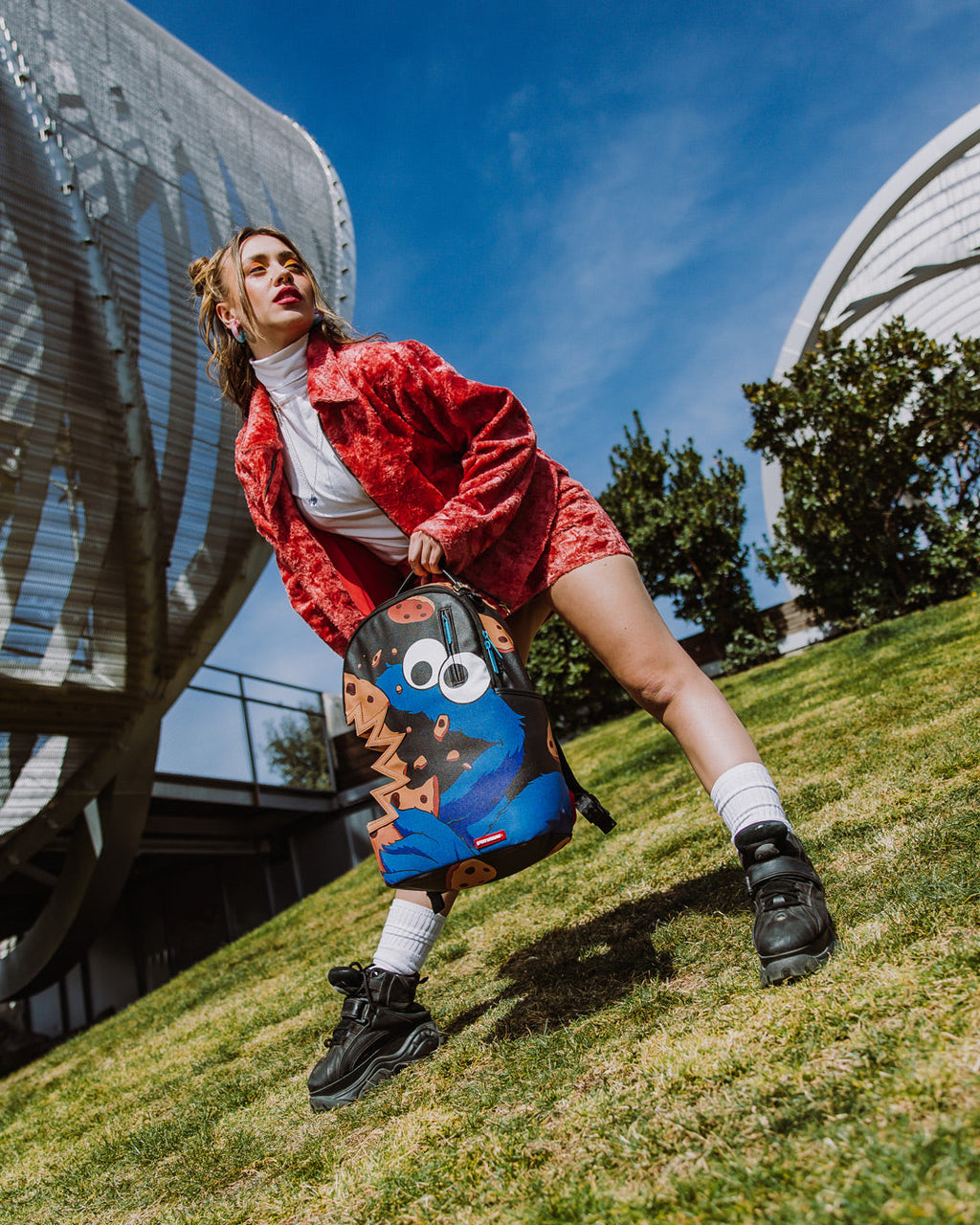 SPRAYGROUND Cookie Monster Cookie Sharkbite Backpack (DLXV) — product image 4