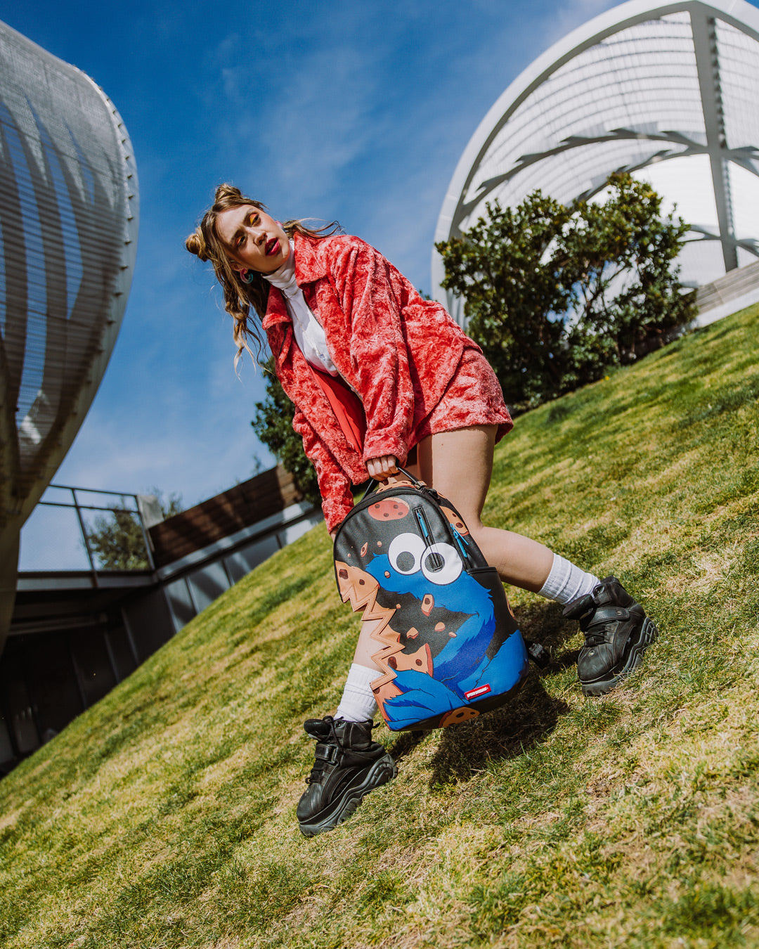 SPRAYGROUND Cookie Monster Cookie Sharkbite Backpack (DLXV) — product image 6