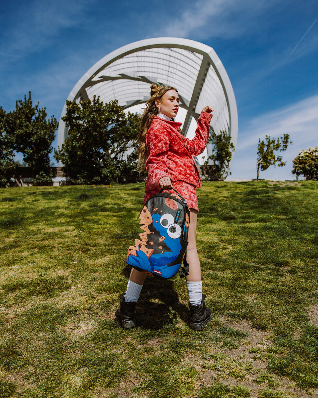 SPRAYGROUND Cookie Monster Cookie Sharkbite Backpack (DLXV) — product image 8