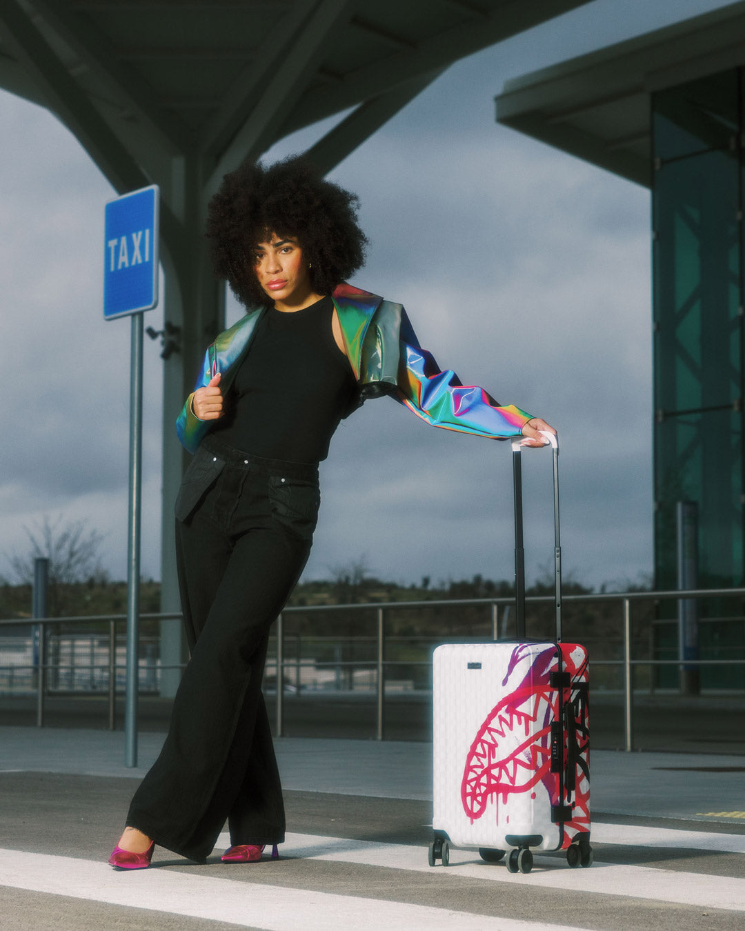SPRAYGROUND Crash Graff Turbo Carry-On Luggage — product image 4