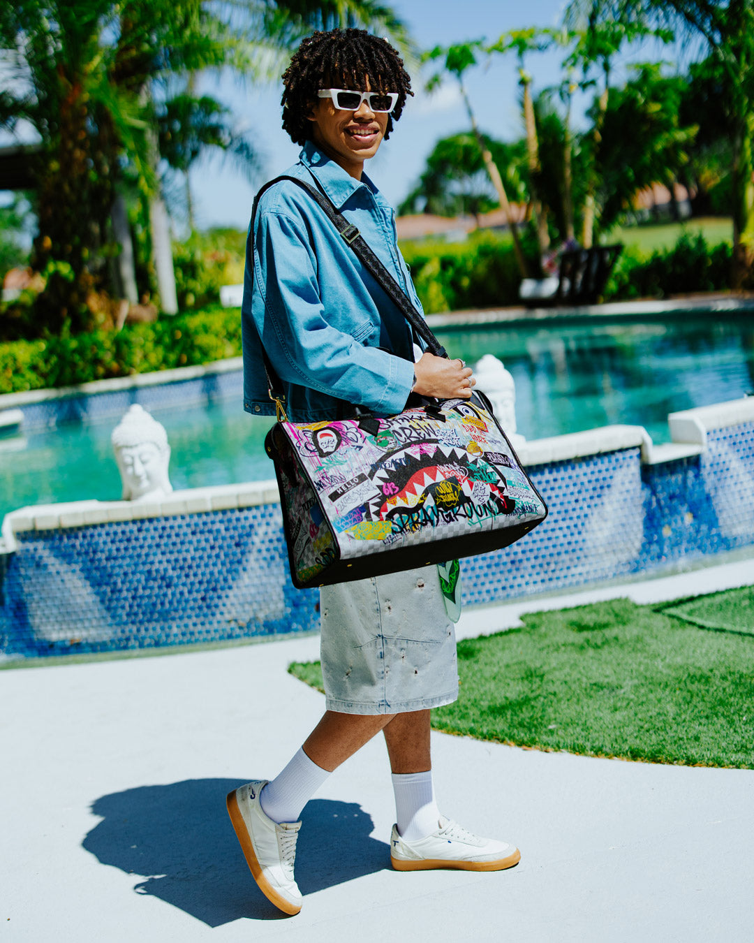 SPRAYGROUND Create Another Day Pyramid Duffle — product image 2