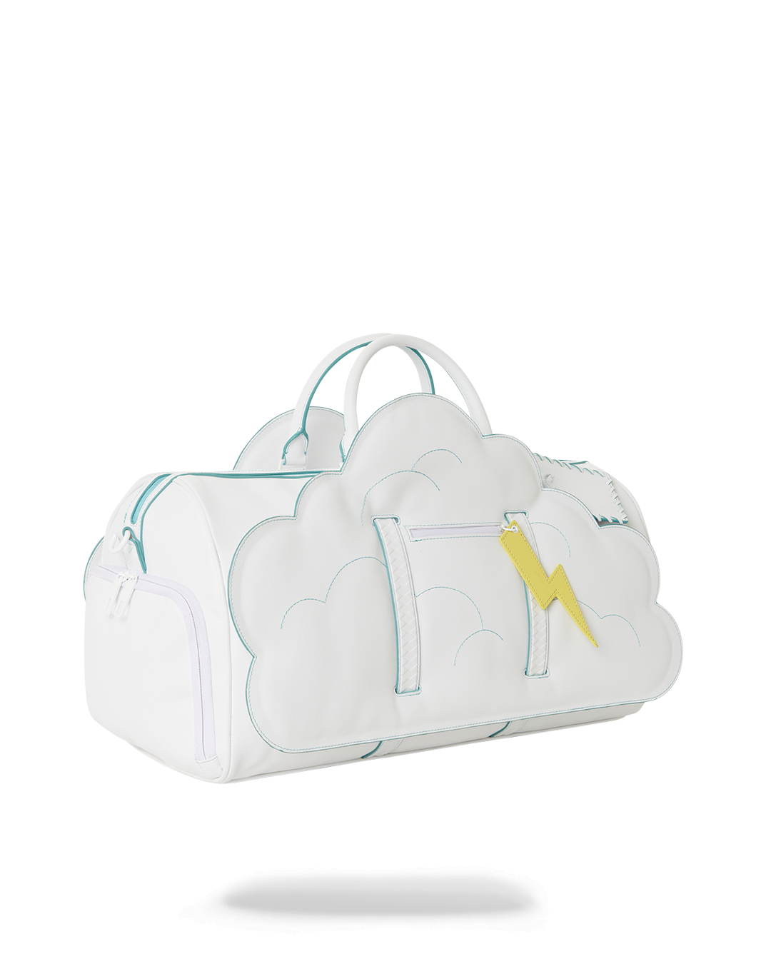 SPRAYGROUND Cloudy With A Chance Of Shark Duffle — product image 3