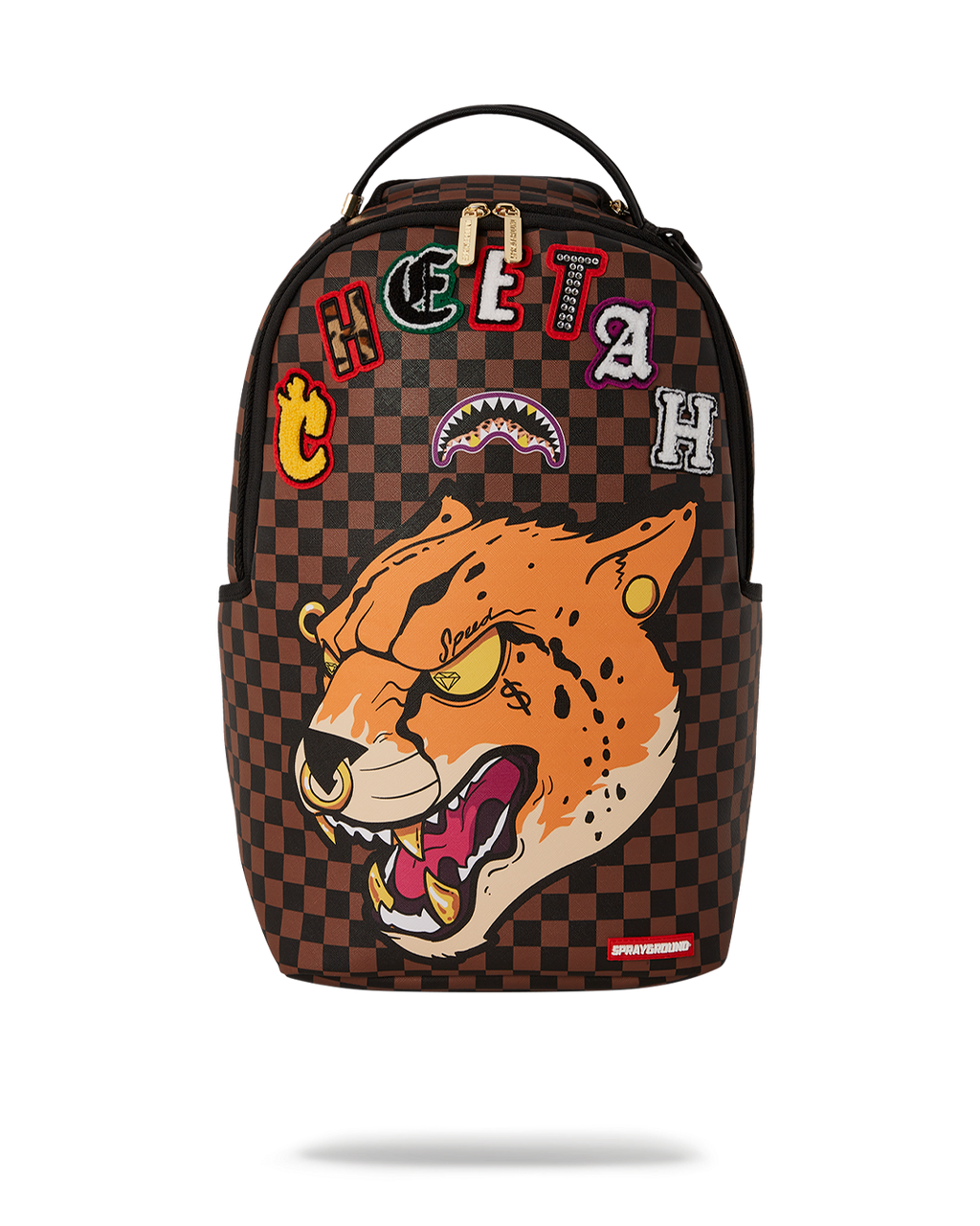 SPRAYGROUND Cheetah Speed Shark Backpack (Tyreek Hill Collab) — product image 1