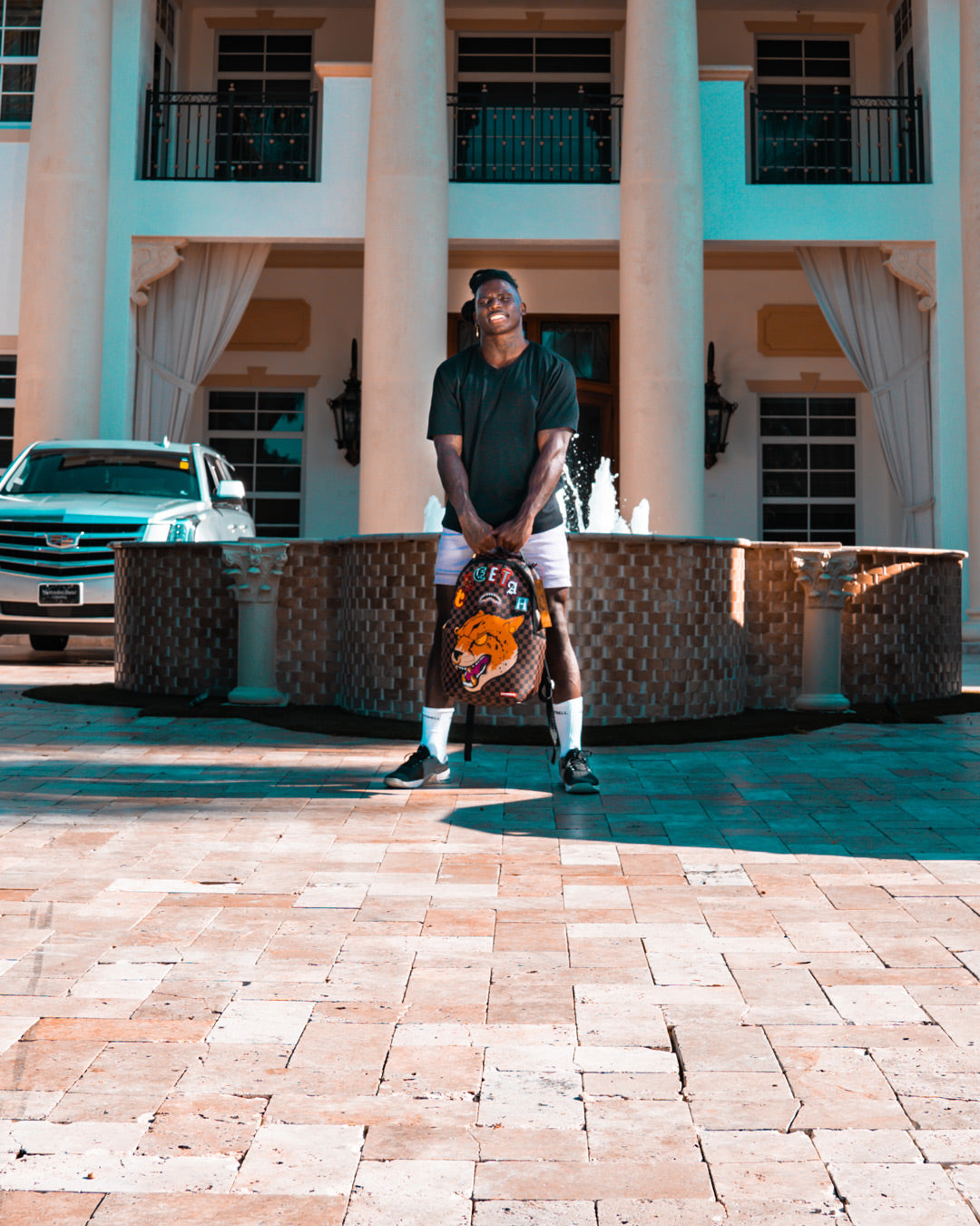 SPRAYGROUND Cheetah Speed Shark Backpack (Tyreek Hill Collab) — product image 4