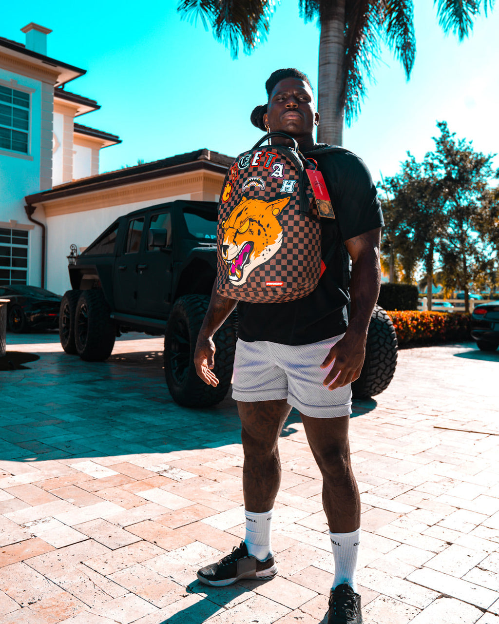 SPRAYGROUND Cheetah Speed Shark Backpack (Tyreek Hill Collab) — product image 6