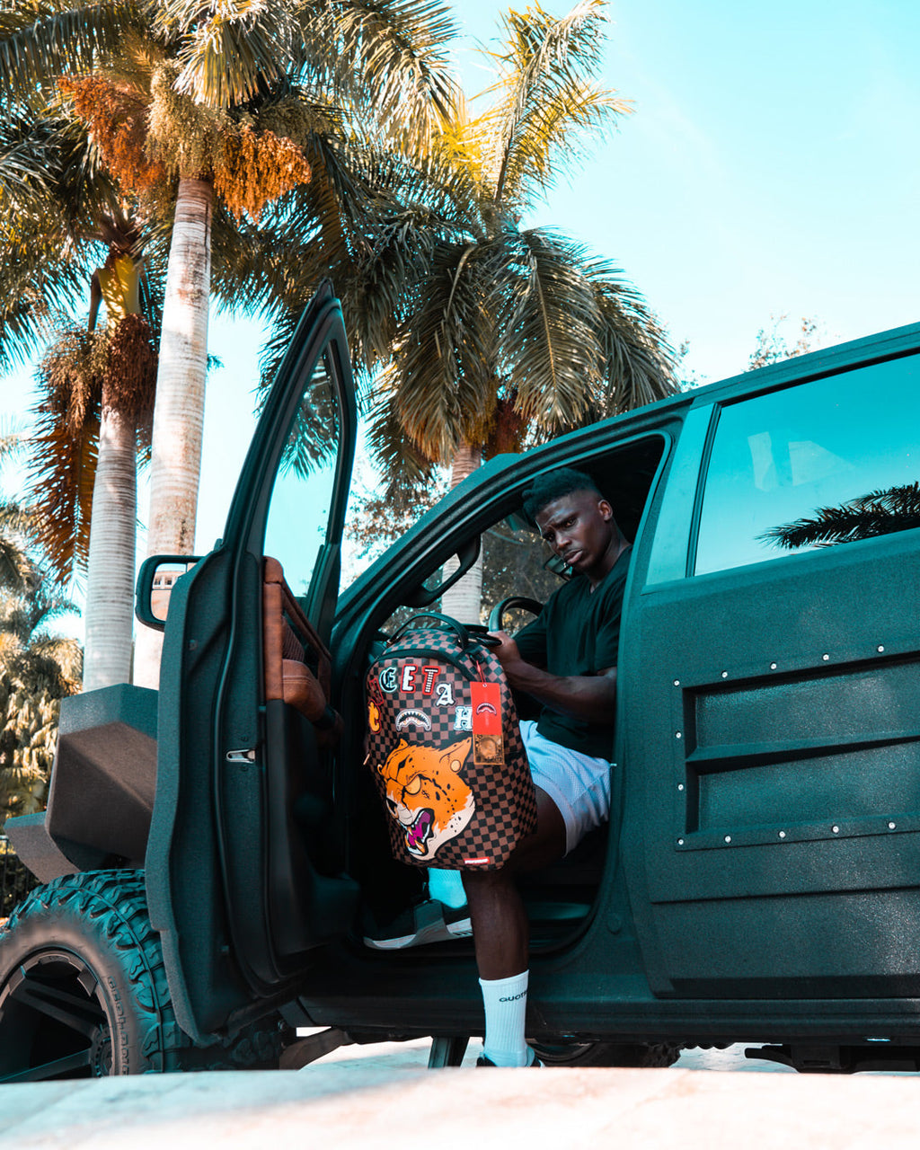 SPRAYGROUND Cheetah Speed Shark Backpack (Tyreek Hill Collab) — product image 8