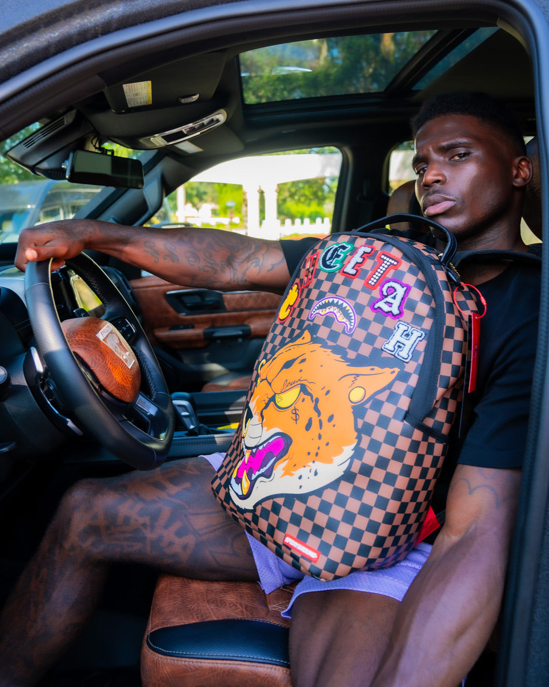 SPRAYGROUND Cheetah Speed Shark Backpack (Tyreek Hill Collab) — product image 10