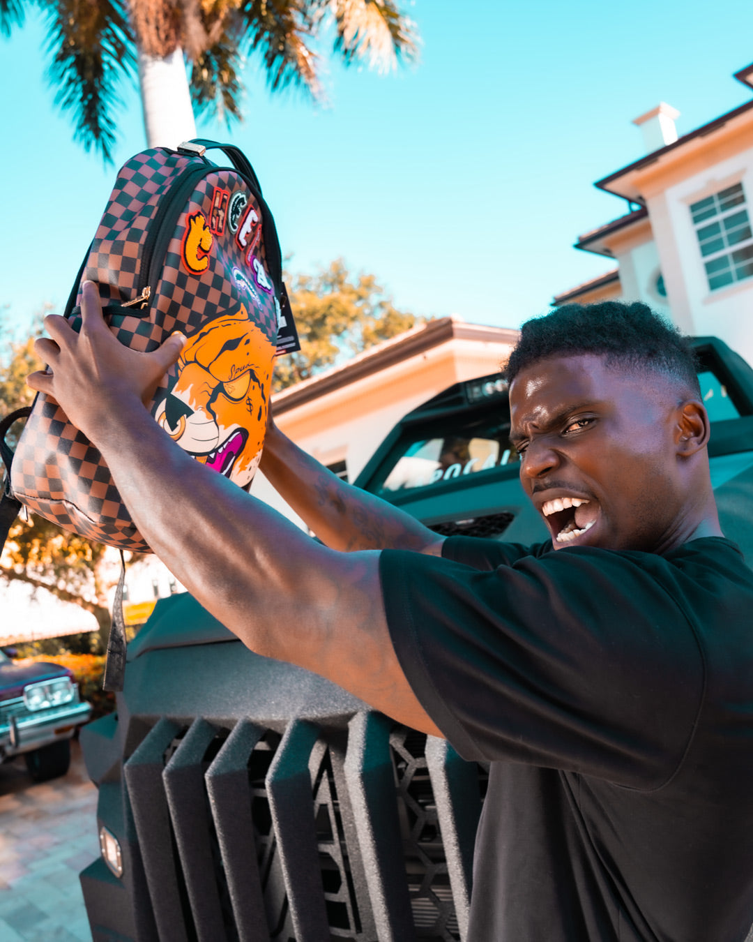 SPRAYGROUND Cheetah Speed Shark Backpack (Tyreek Hill Collab) — product image 12