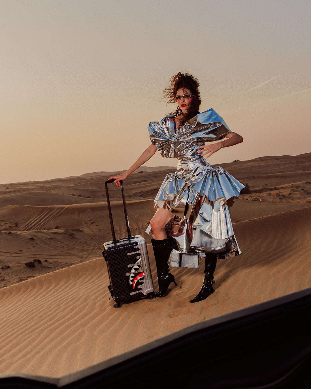 SPRAYGROUND Chrome Spectre Carry-On Luggage — product image 2