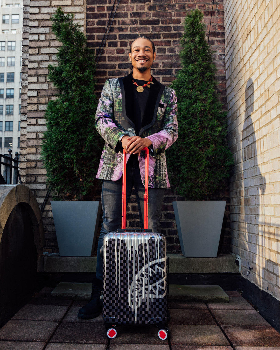SPRAYGROUND Chateau Ghost Sharknautics Hardshell Carry-On Luggage — product image 4
