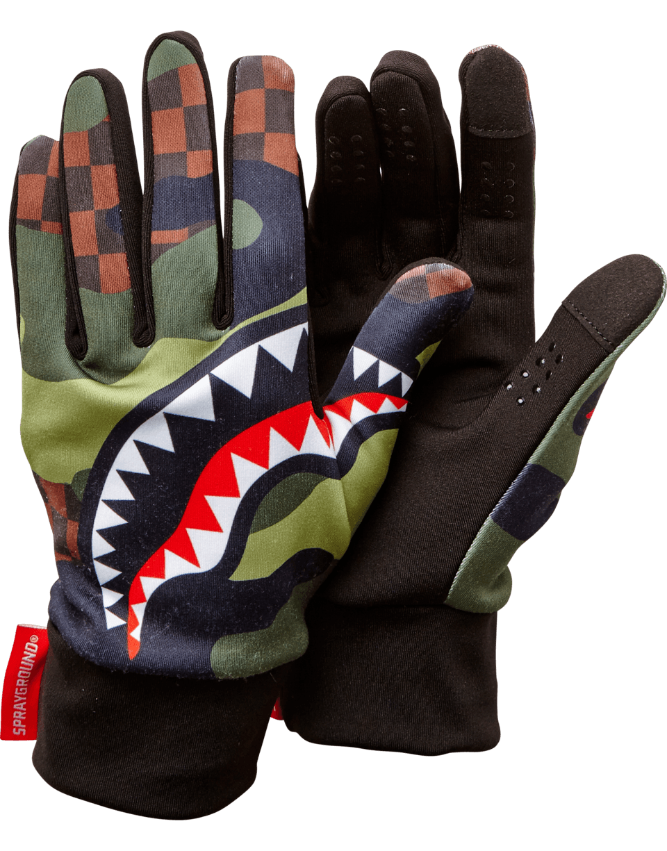 SPRAYGROUND Checker Camo Gloves — product image 2