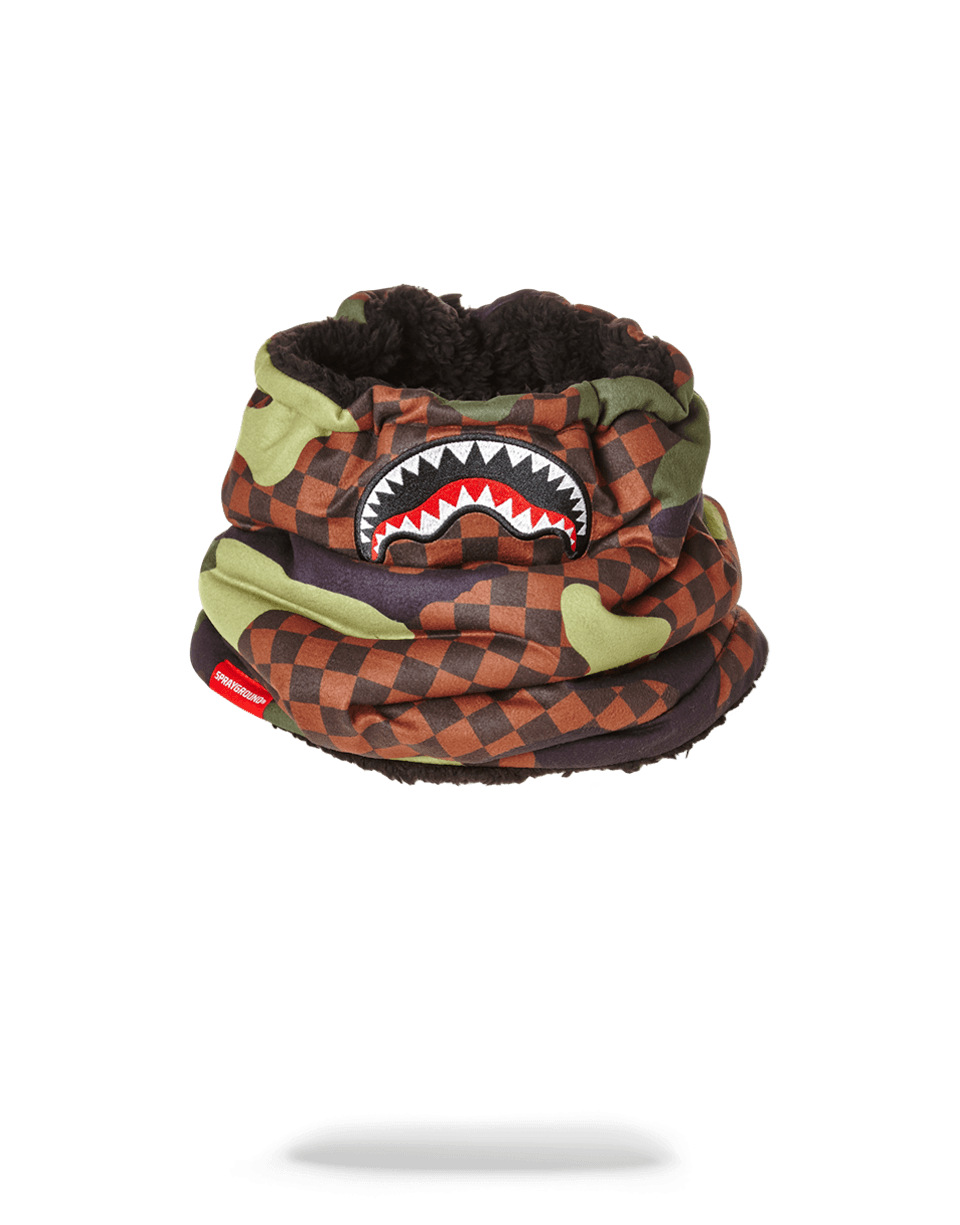 SPRAYGROUND Checker Camo Neck Warmer — product image 1