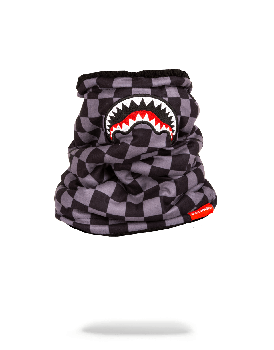 SPRAYGROUND Checkered Shark Neck Warmer — product image 1