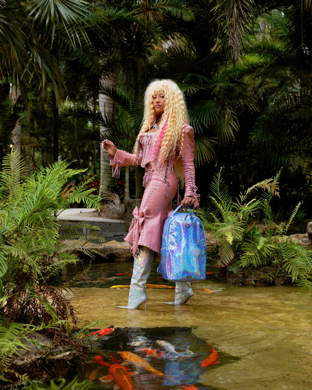 SPRAYGROUND A.I. African Intelligence The Ocean Within Backpack - Sandflower Collab — product image 2