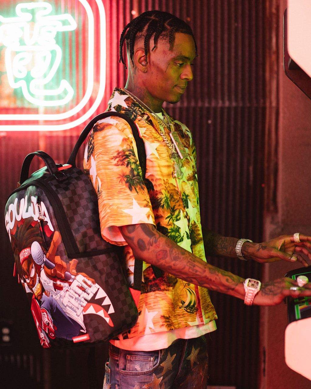 SPRAYGROUND Soulja Boy Make The Crowd Go Wild Draco Backpack — product image 8