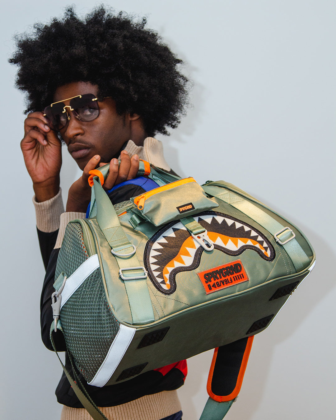 SPRAYGROUND Special Ops Alpha Shark Pet Carrier — product image 2