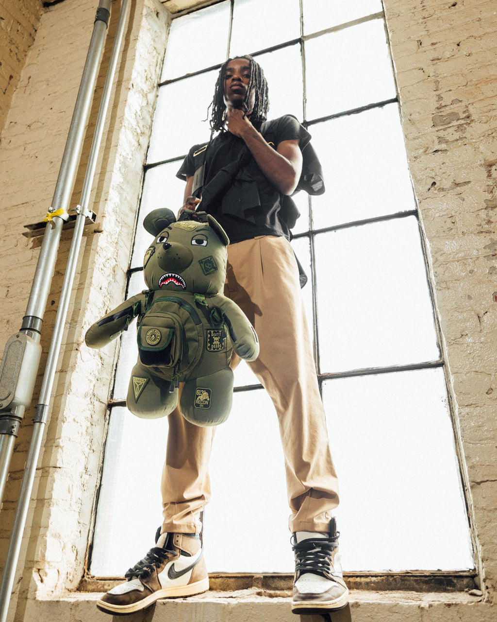 SPRAYGROUND Special Ops Full Throttle Moneybear Teddybear Backpack — product image 2