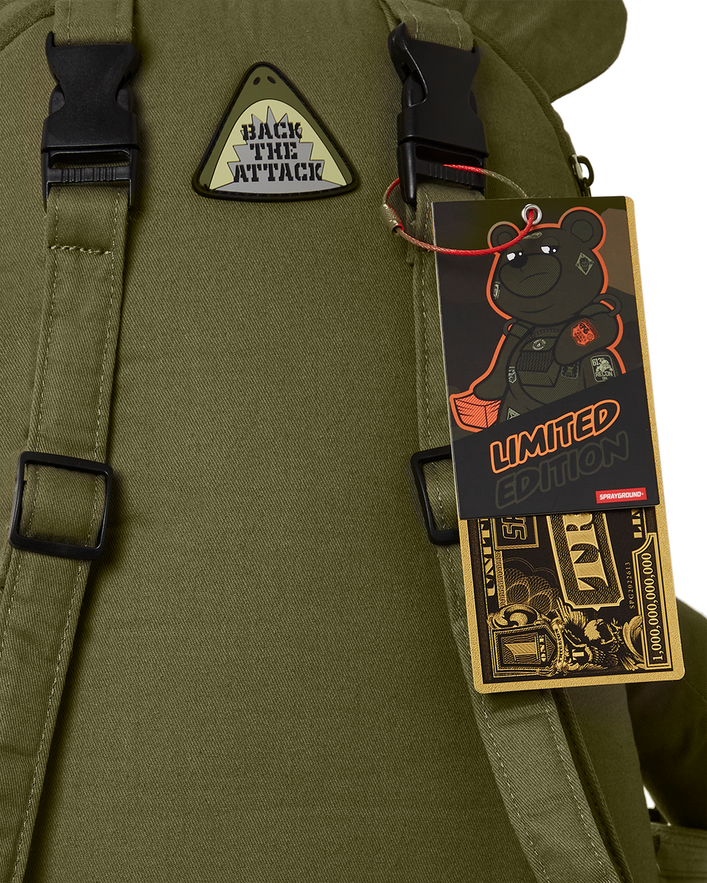 SPRAYGROUND Special Ops Full Throttle Moneybear Teddybear Backpack — product image 17