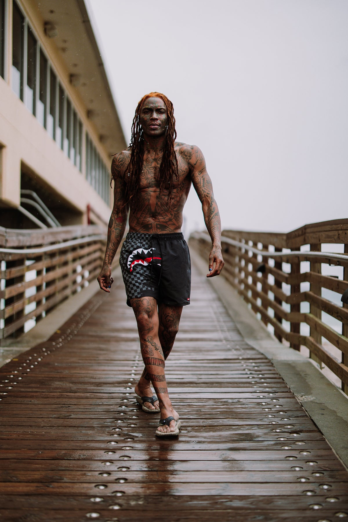 SPRAYGROUND Speed Shark Side Swipe Swim Shorts — product image 2
