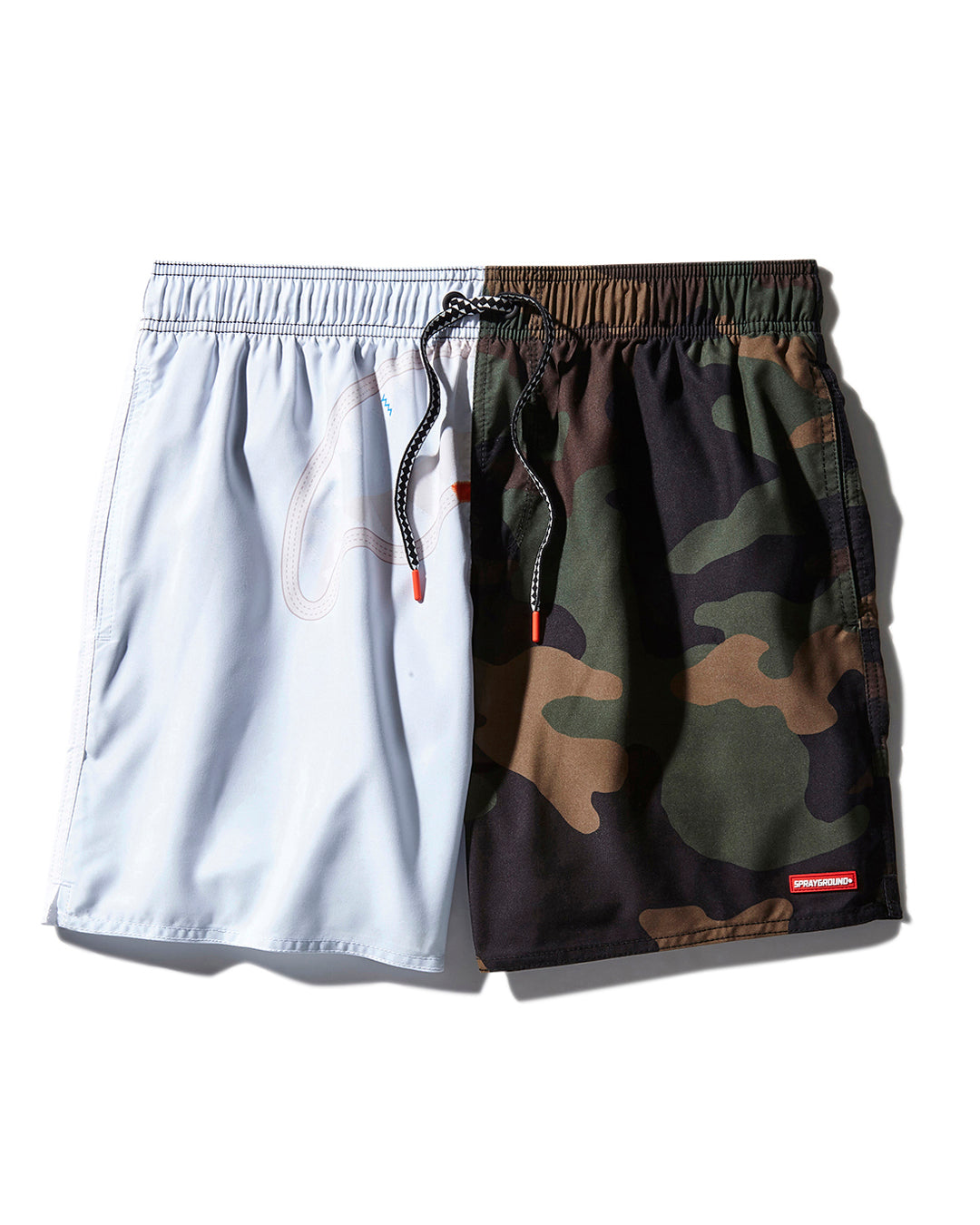 SPRAYGROUND Split Bite Camo Shoto Swim Trunks — product image 1