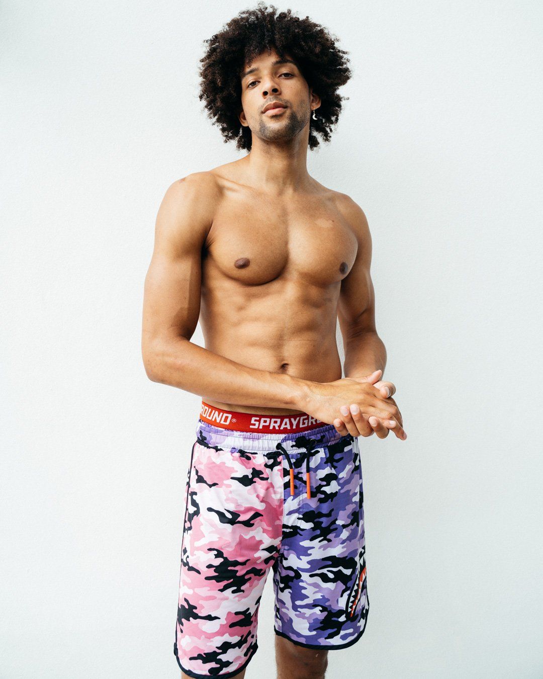 SPRAYGROUND Split Camo Corto Swim Trunks — product image 4
