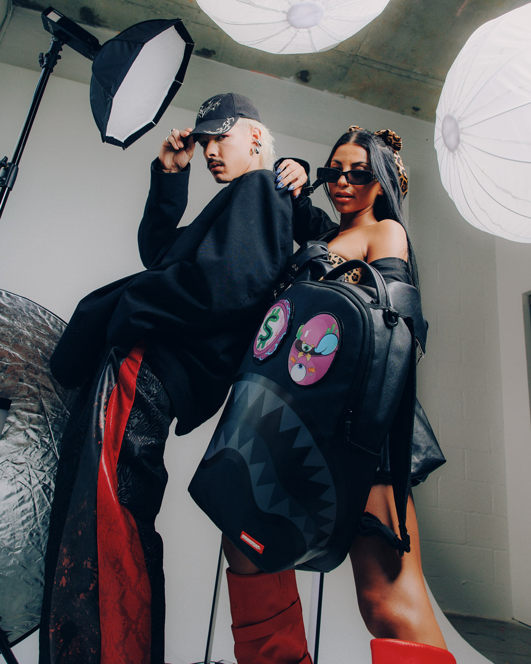 SPRAYGROUND Split Saint Velcro Removable 6 Eyes Shark Backpack — product image 10